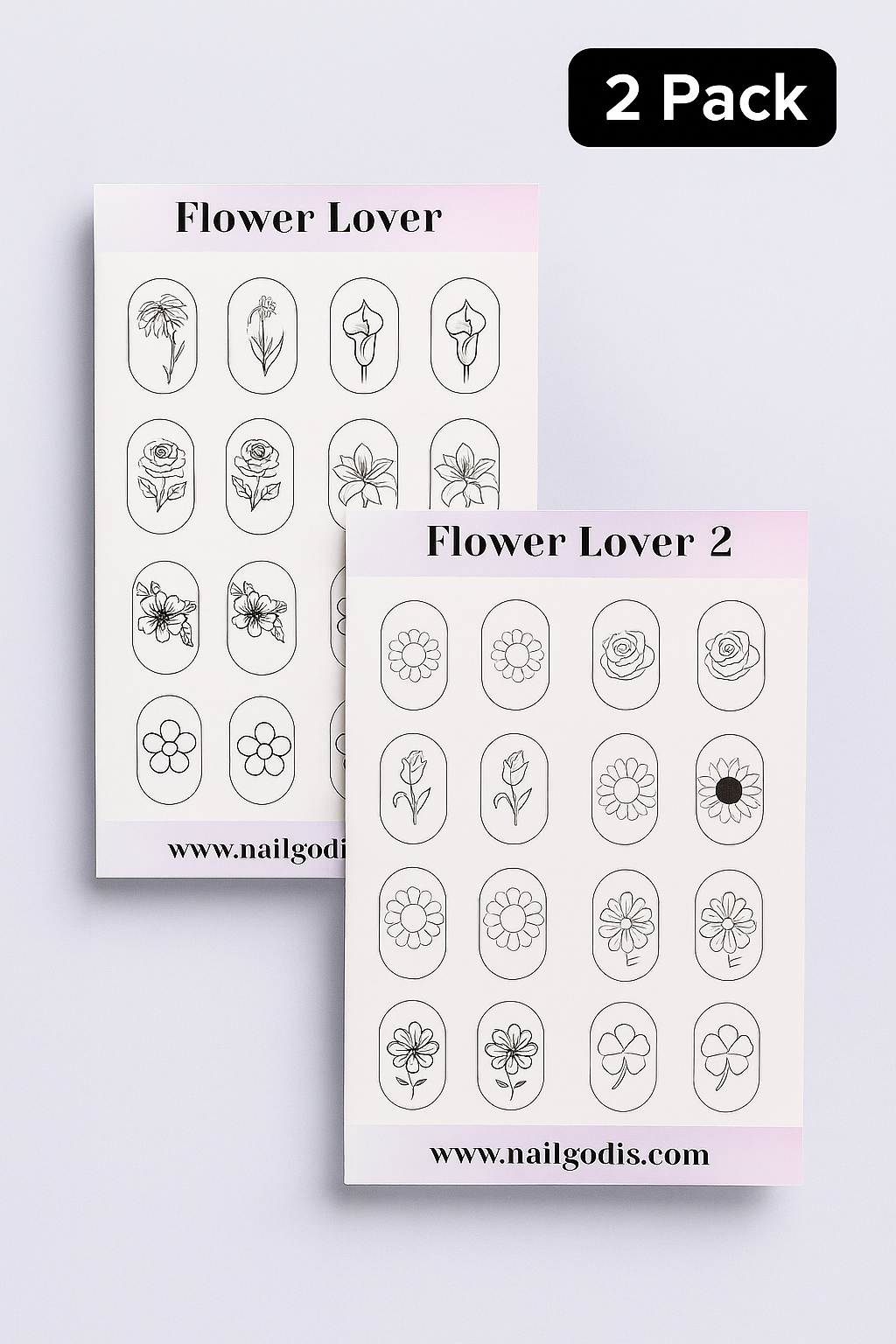 Flower Color-Me Decals
