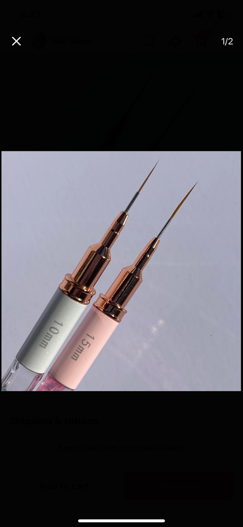 2 Pack Aqua Brushes